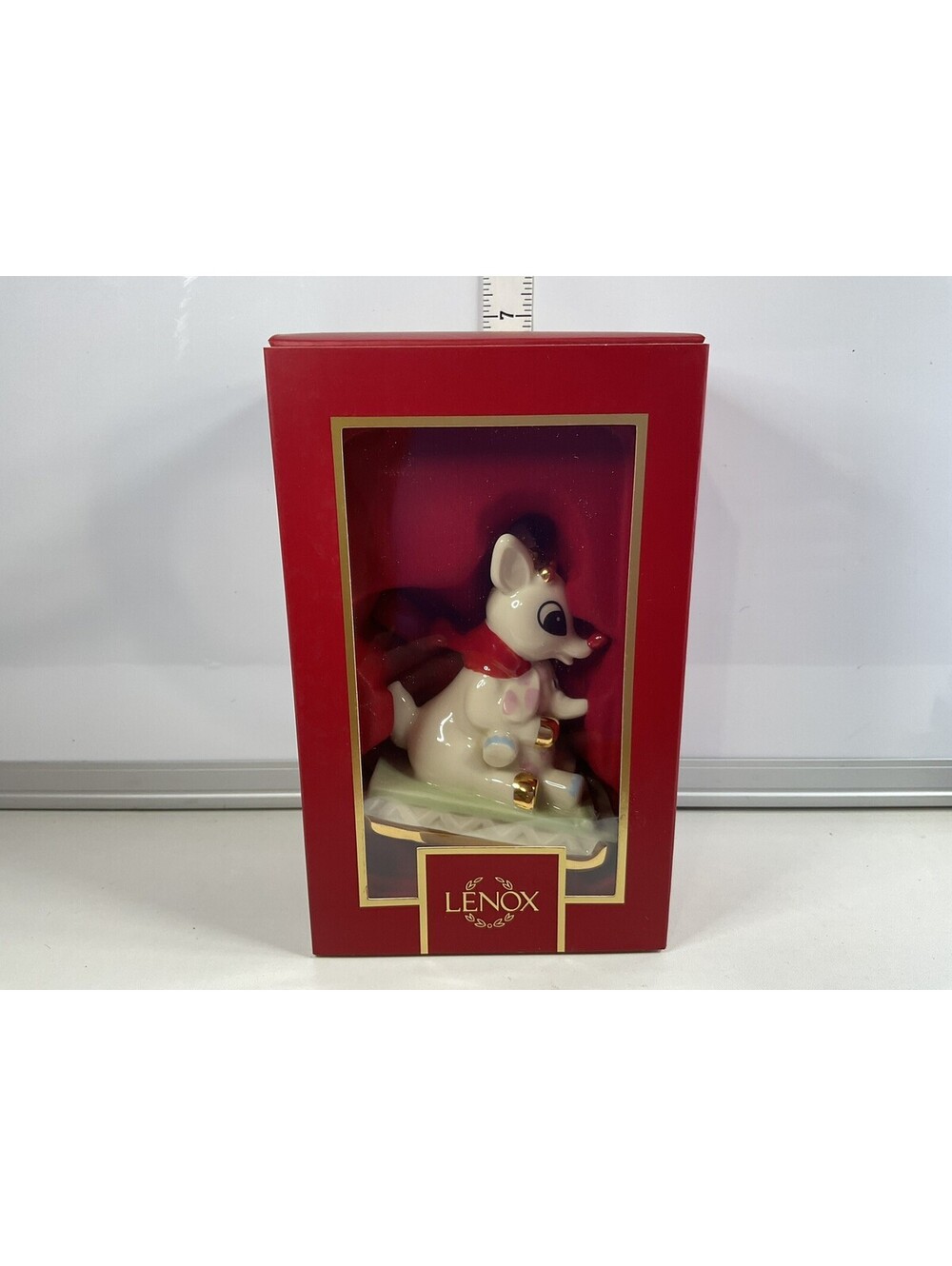 Lenox 2025 Rudolph With Misfit Elephant Ornament NIB
